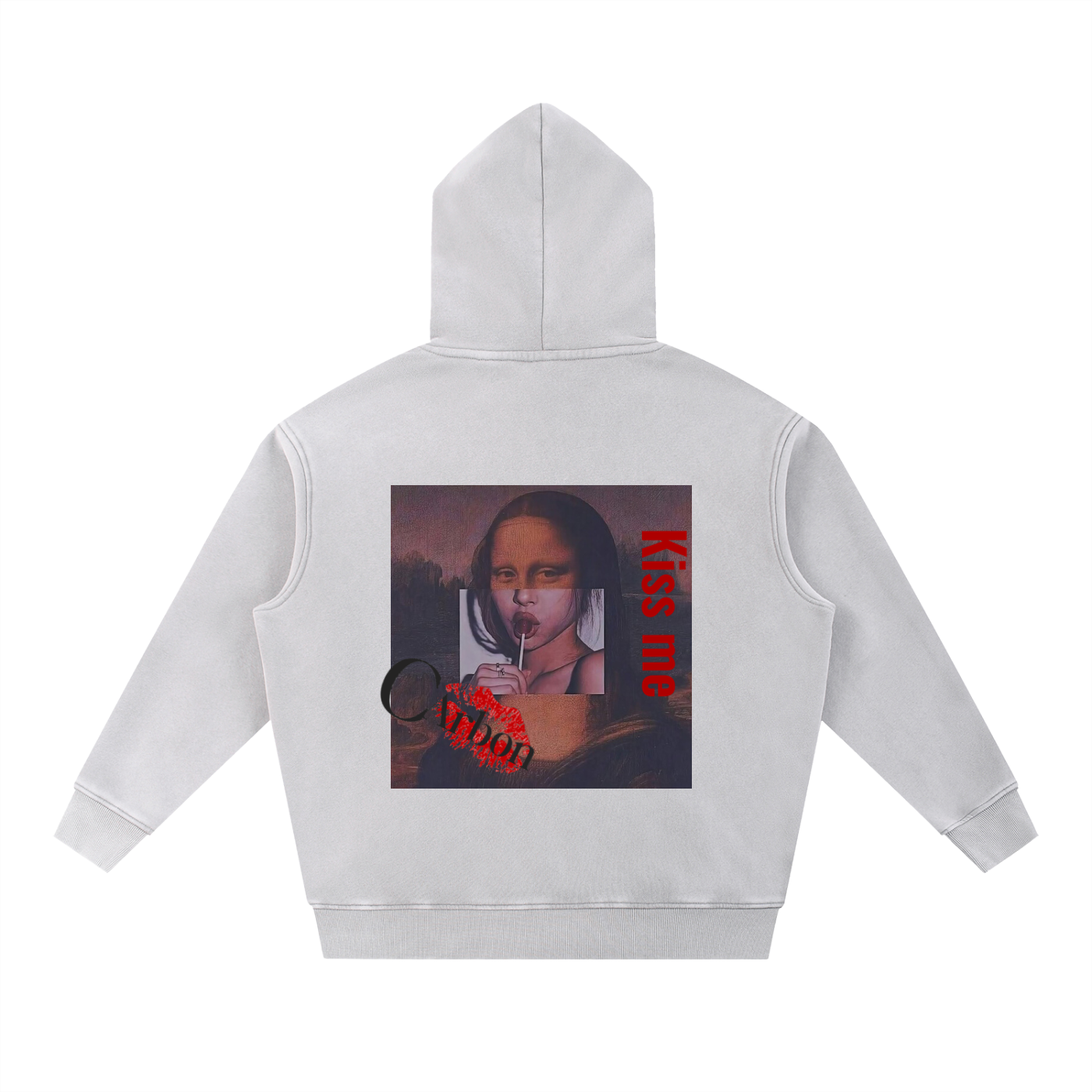 Snow Wash Fleece Oversize Hoodie