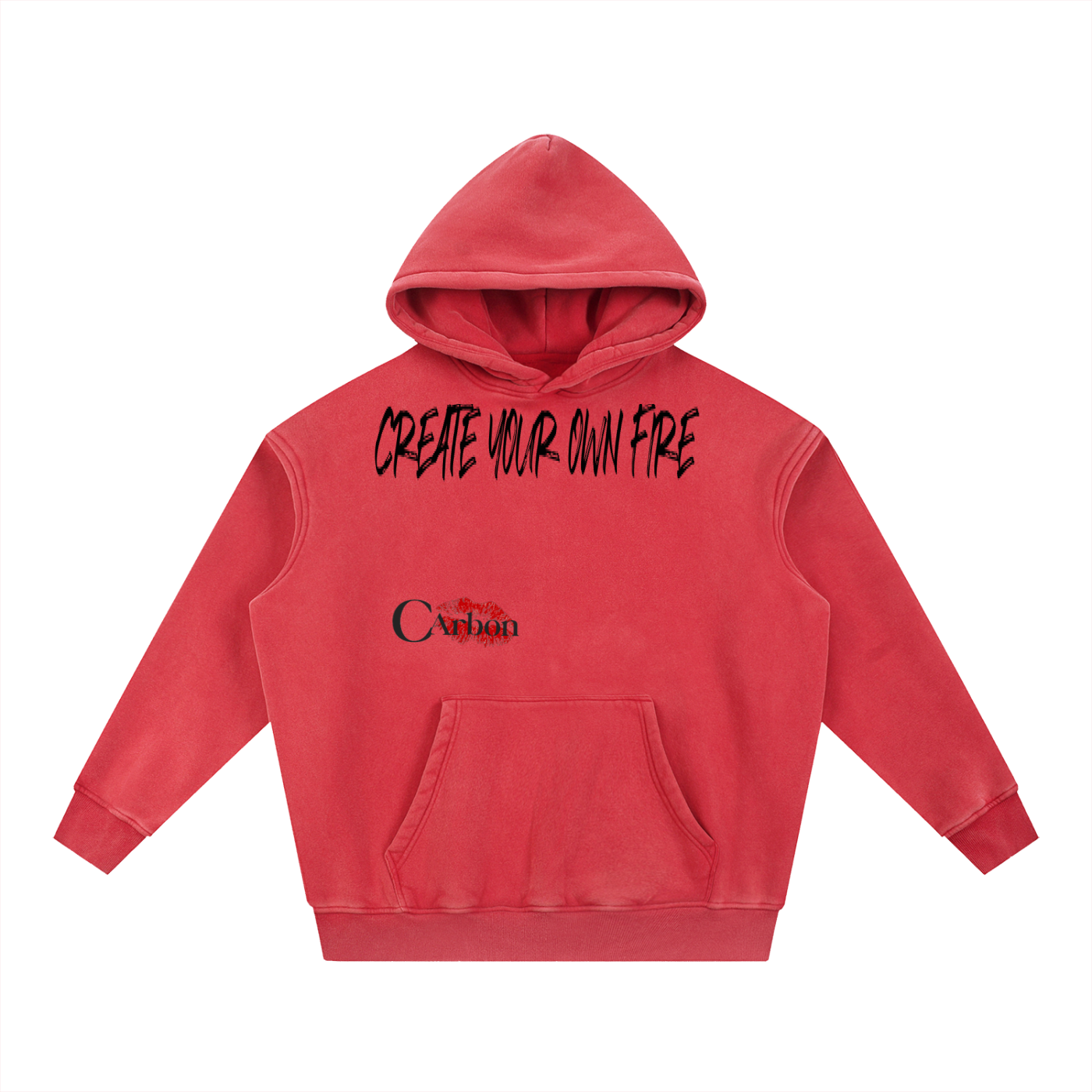 Snow Wash Fleece Oversize Hoodie