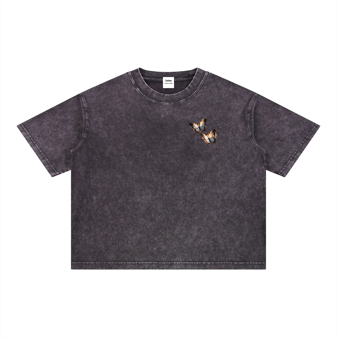 Mineral Wash Boxy Cotton T-Shirt