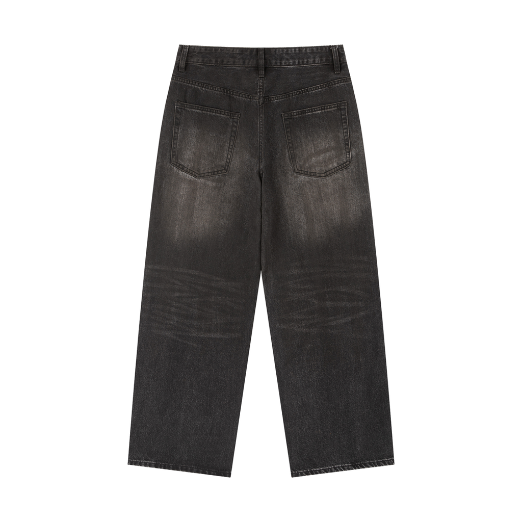 Vintage Wash Denim Jeans