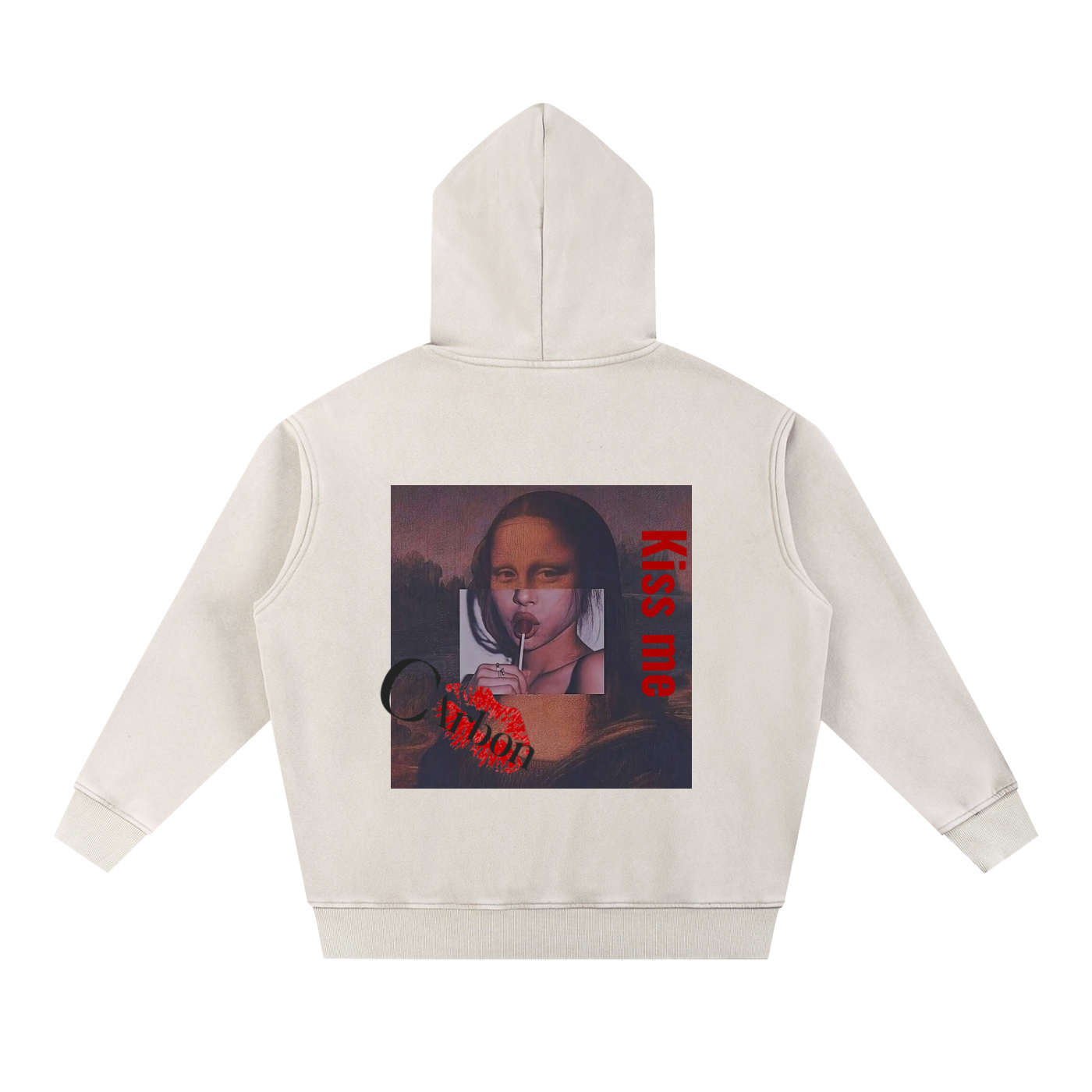 Snow Wash Fleece Oversize Hoodie