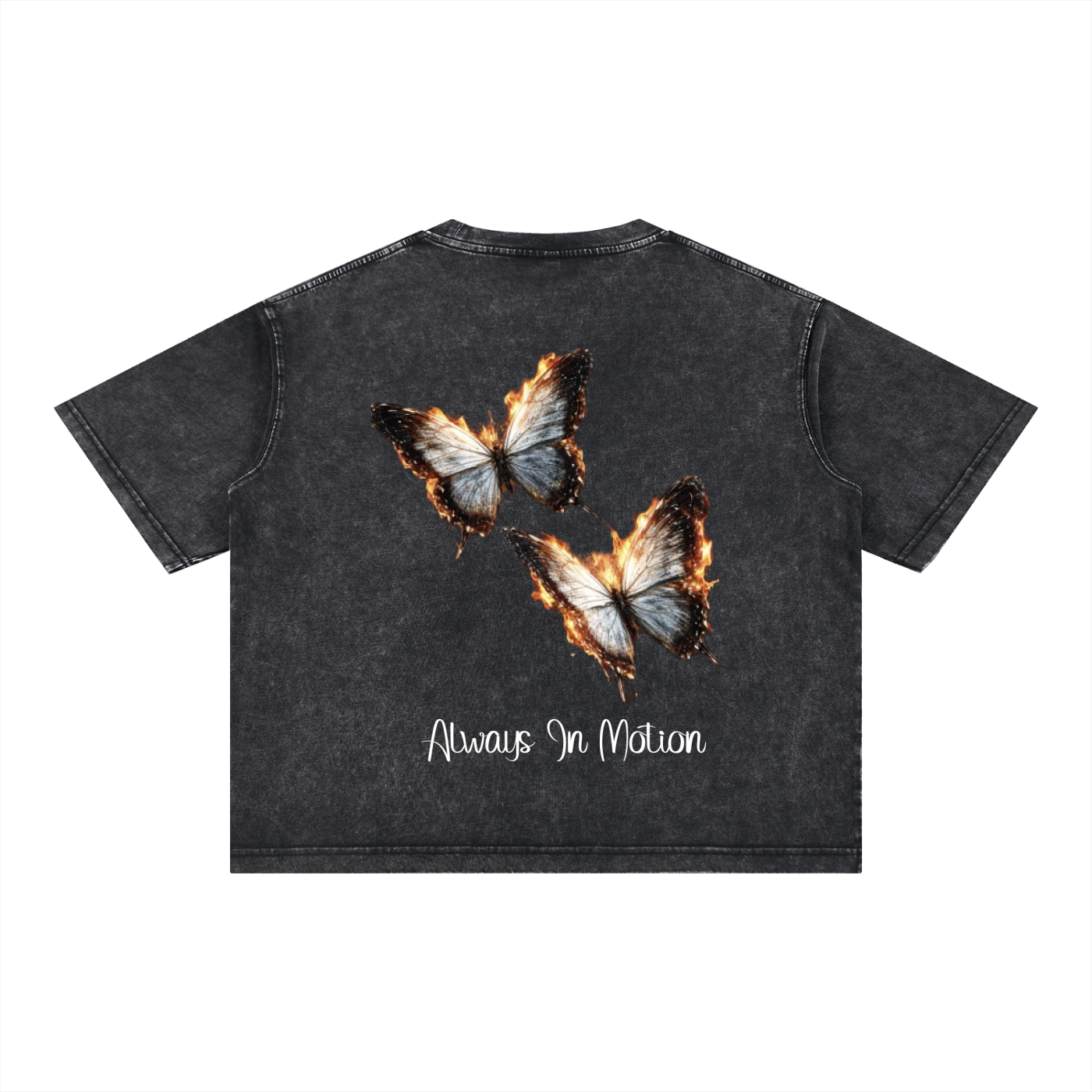 Mineral Wash Boxy Cotton T-Shirt