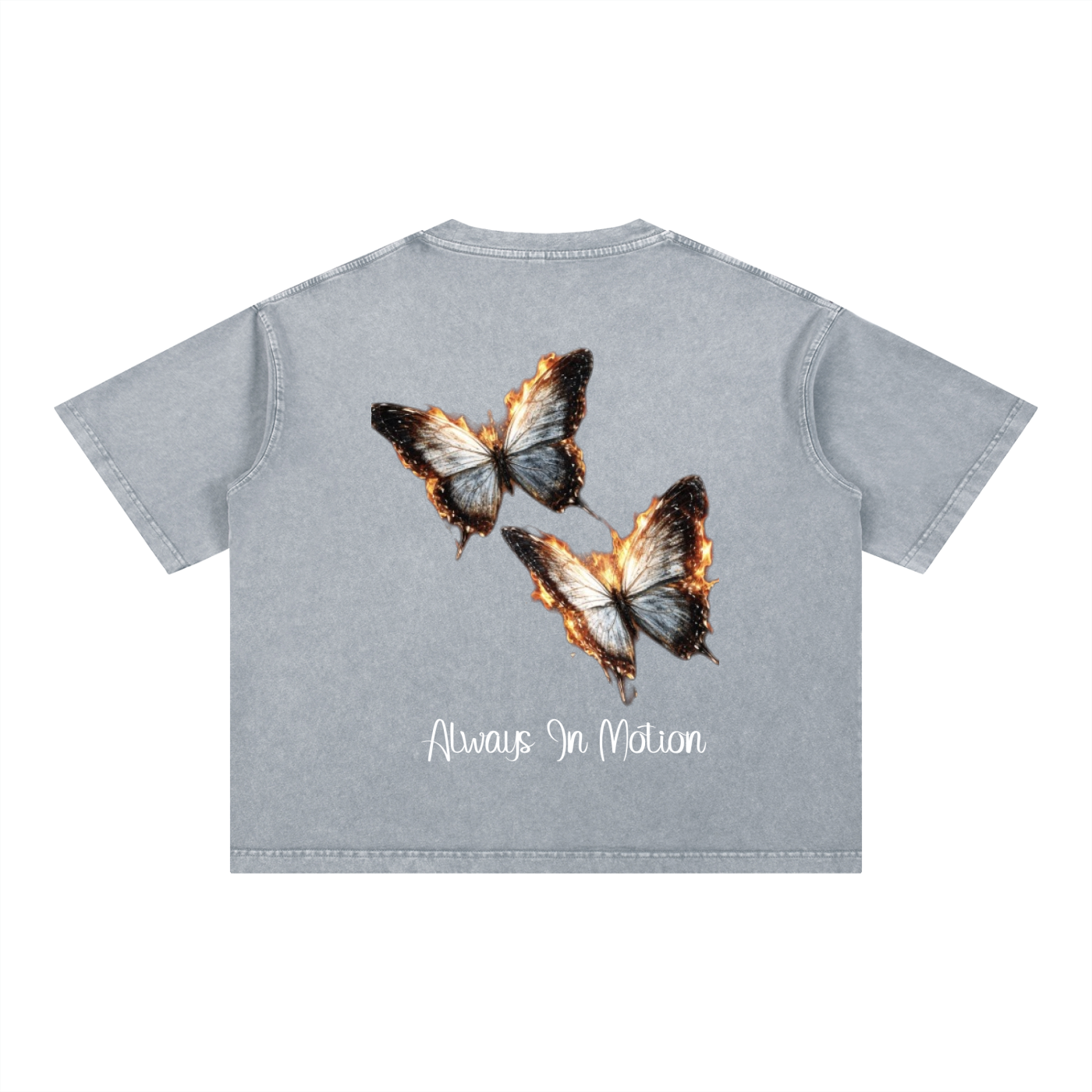 Mineral Wash Boxy Cotton T-Shirt