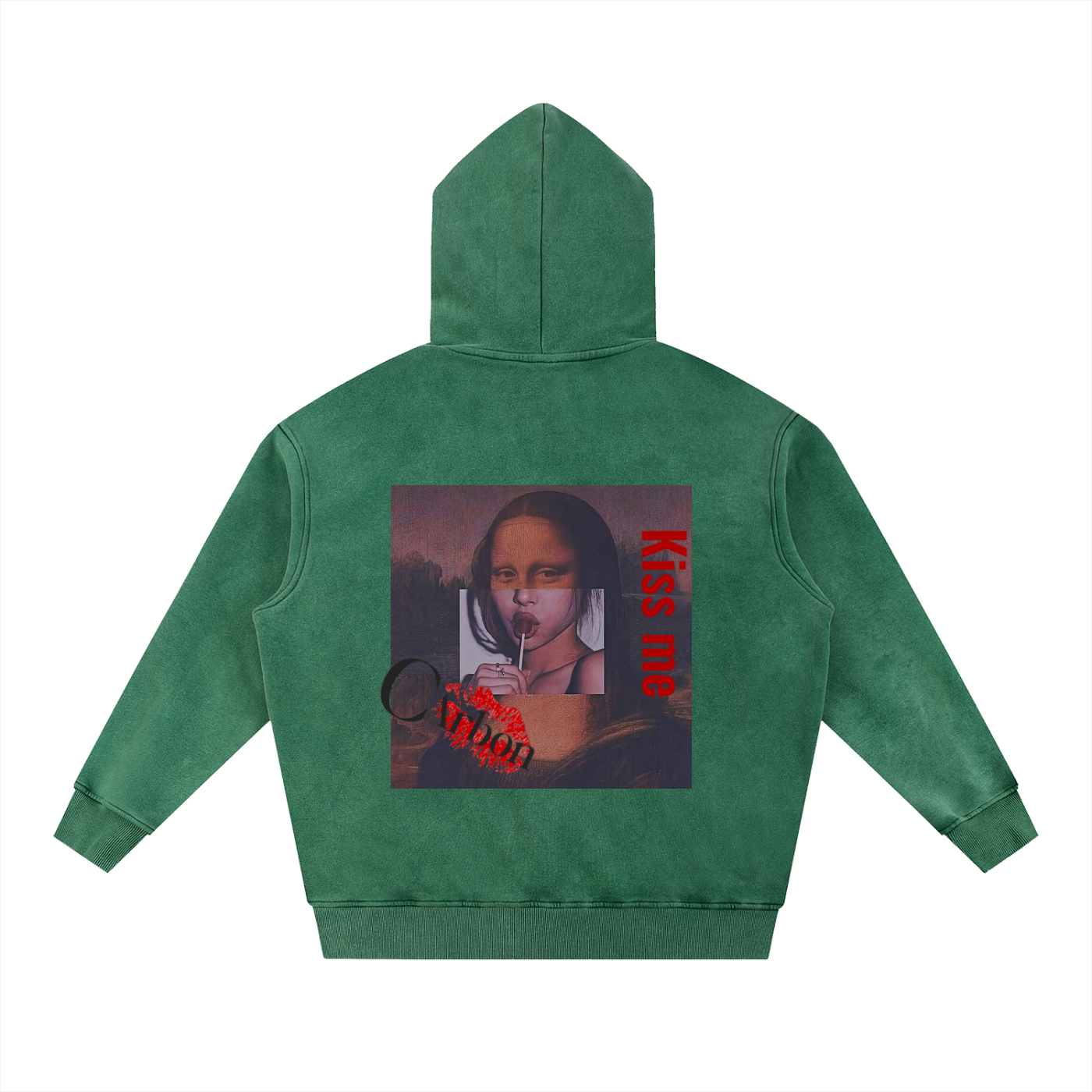 Snow Wash Fleece Oversize Hoodie