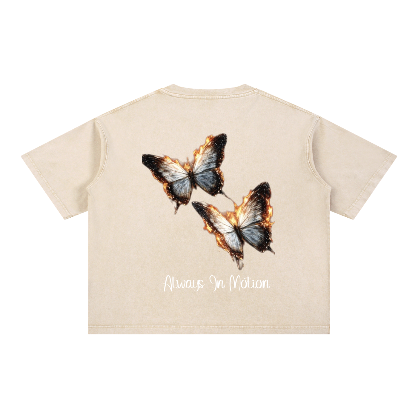 Mineral Wash Boxy Cotton T-Shirt