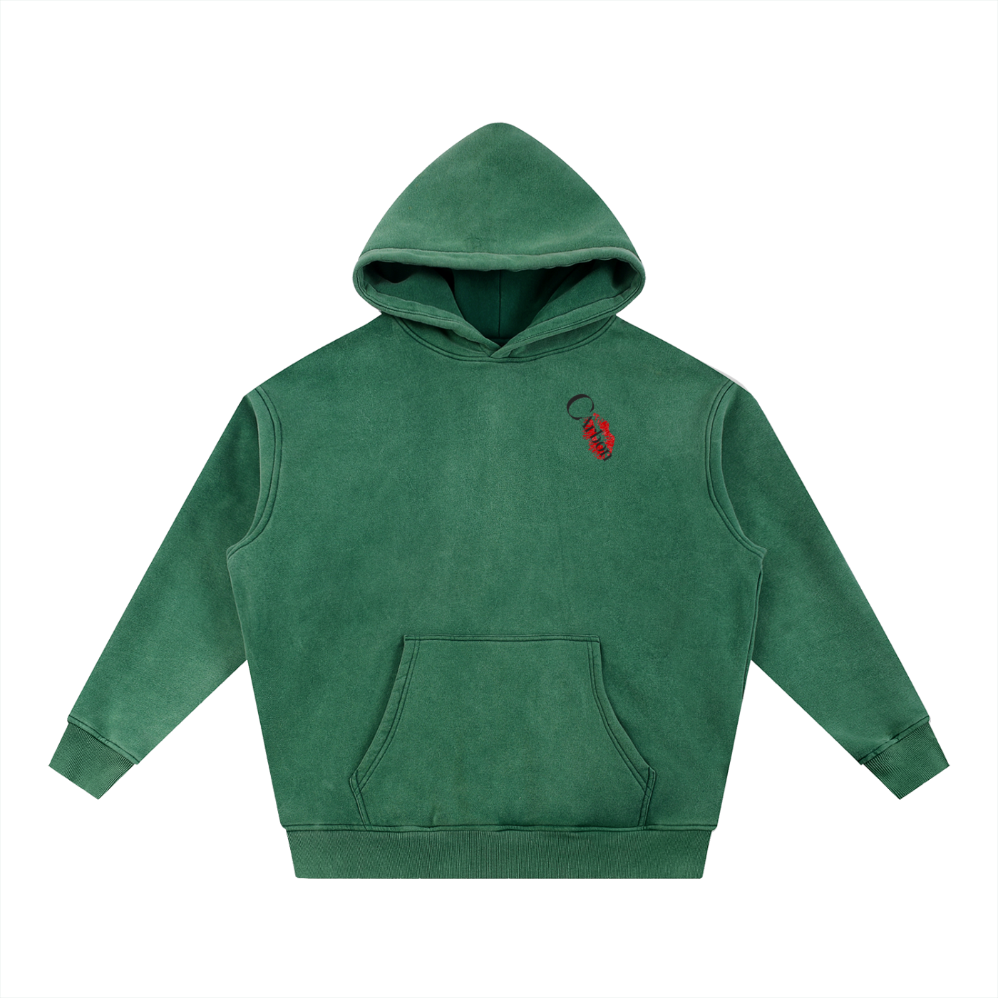 Snow Wash Fleece Oversize Hoodie