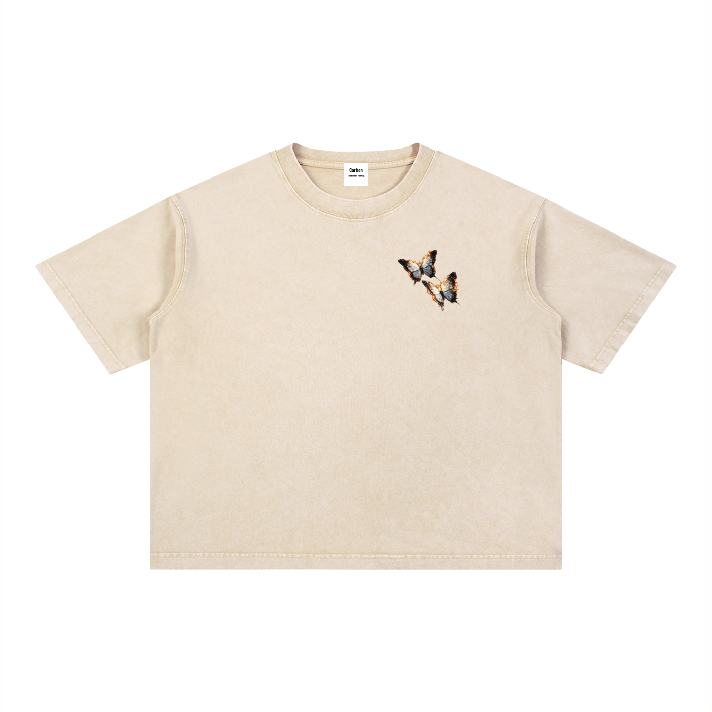 Mineral Wash Boxy Cotton T-Shirt