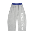 Plaid Waistband Barrel Sweatpants