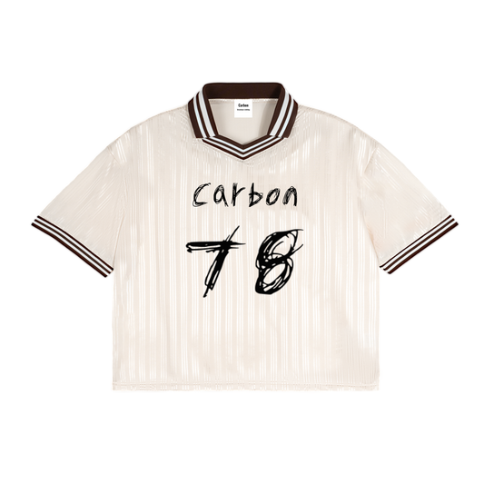 Contrast Stripes Polo Collar T-Shirt