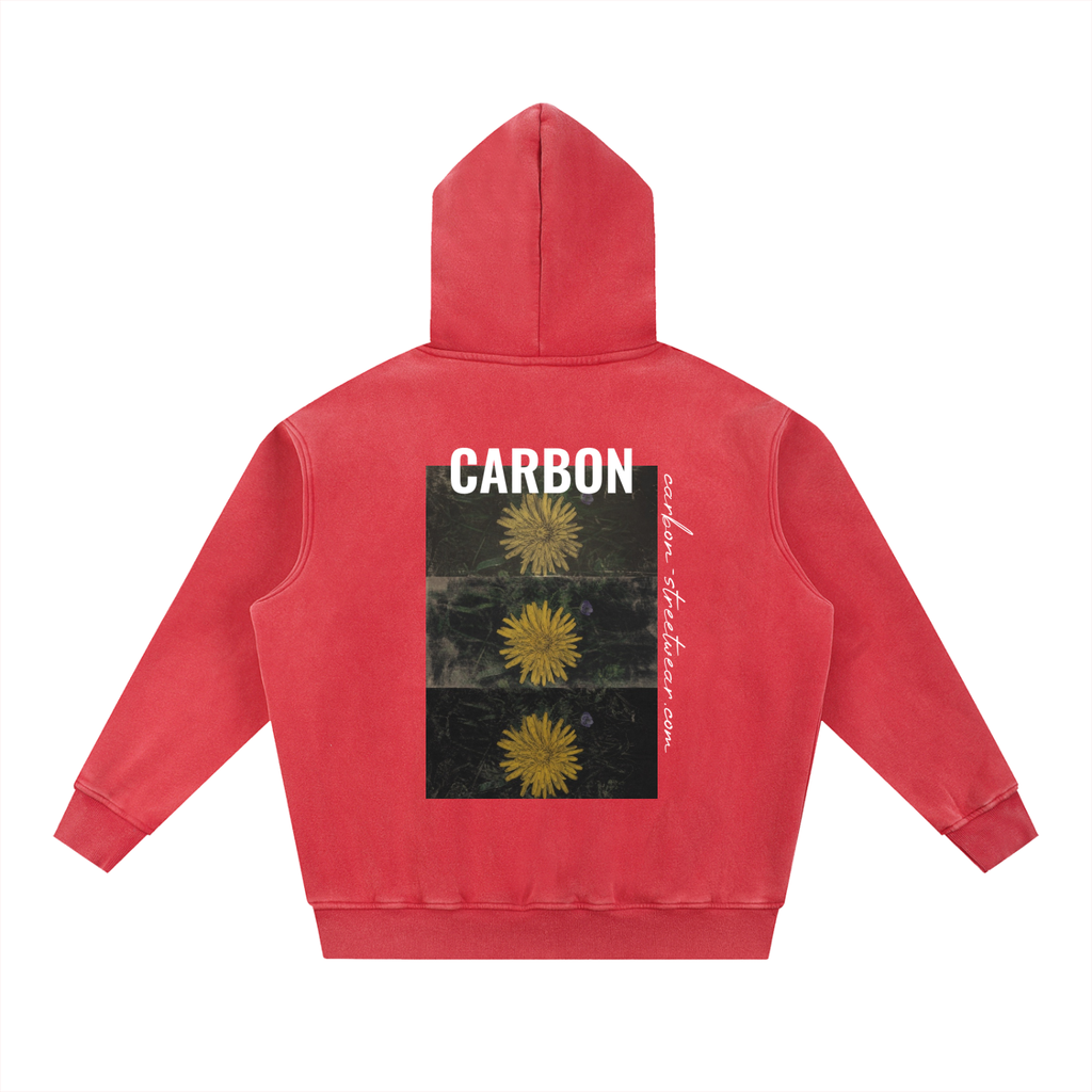 Snow Wash Fleece Oversize Hoodie