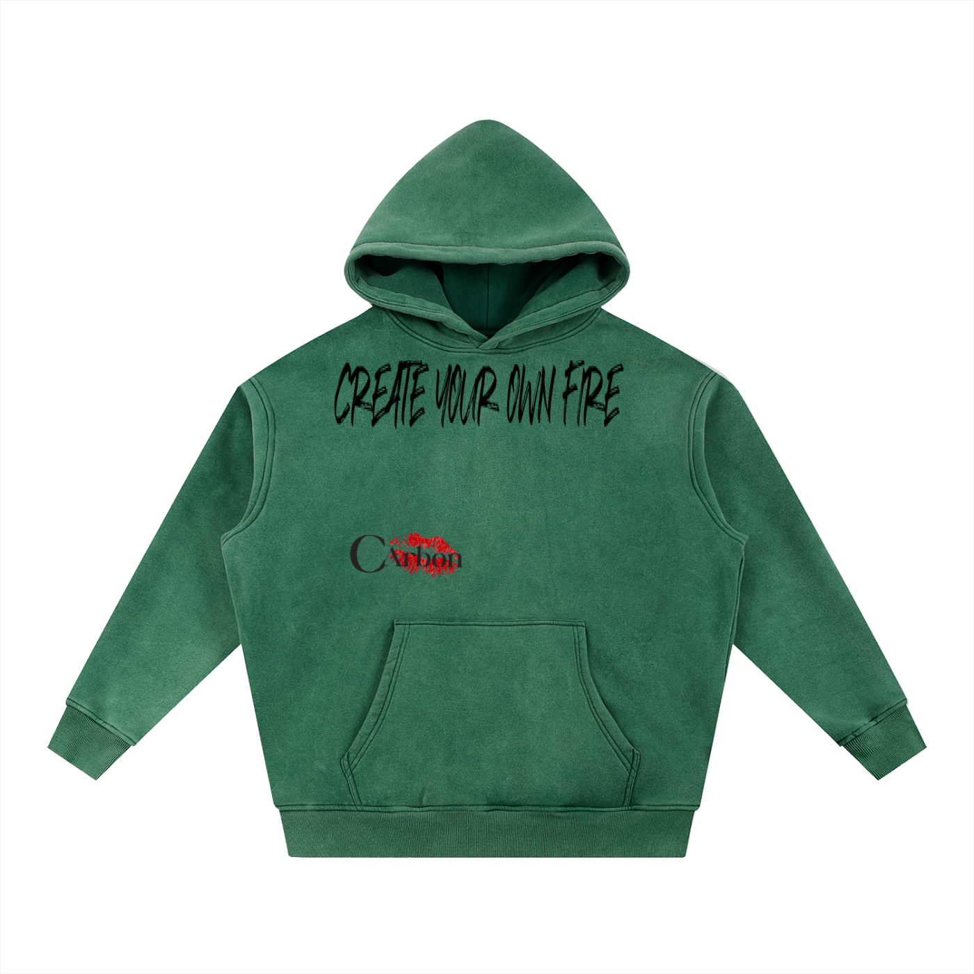 Snow Wash Fleece Oversize Hoodie