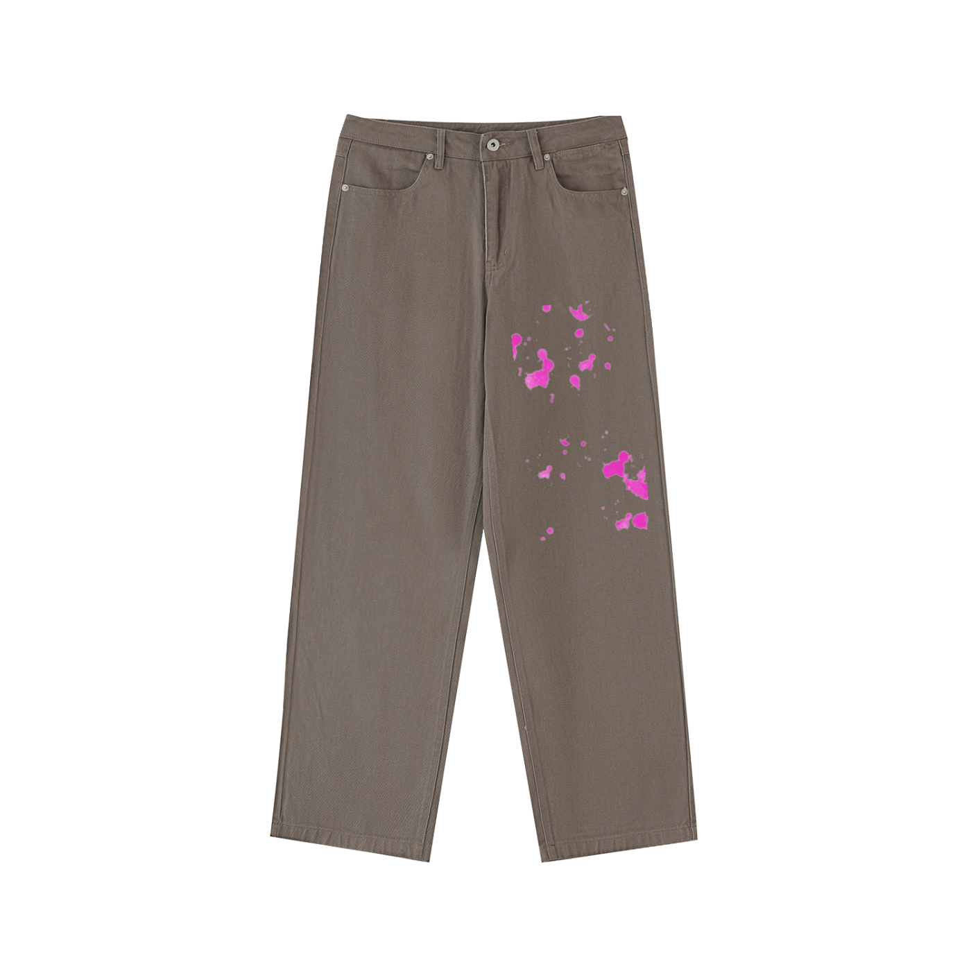 Heavyweight Cotton Straight-Leg Pants