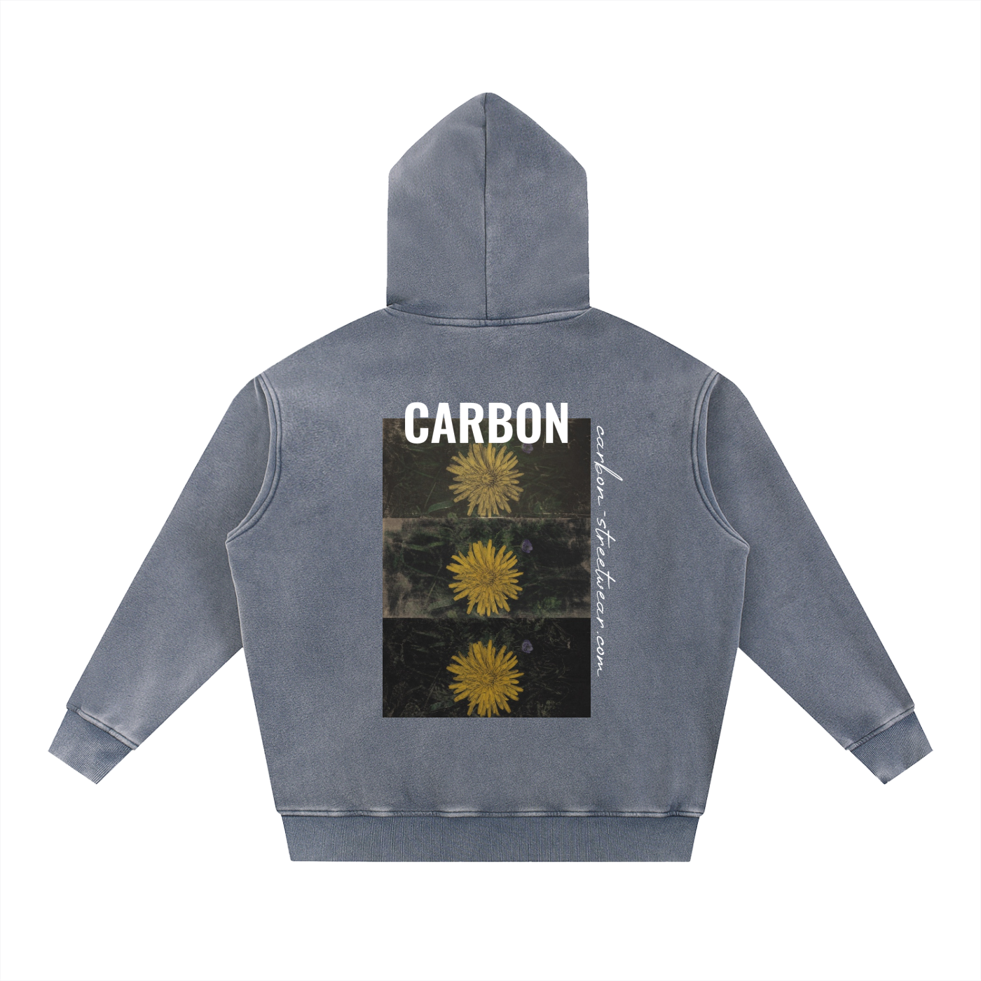 Snow Wash Fleece Oversize Hoodie