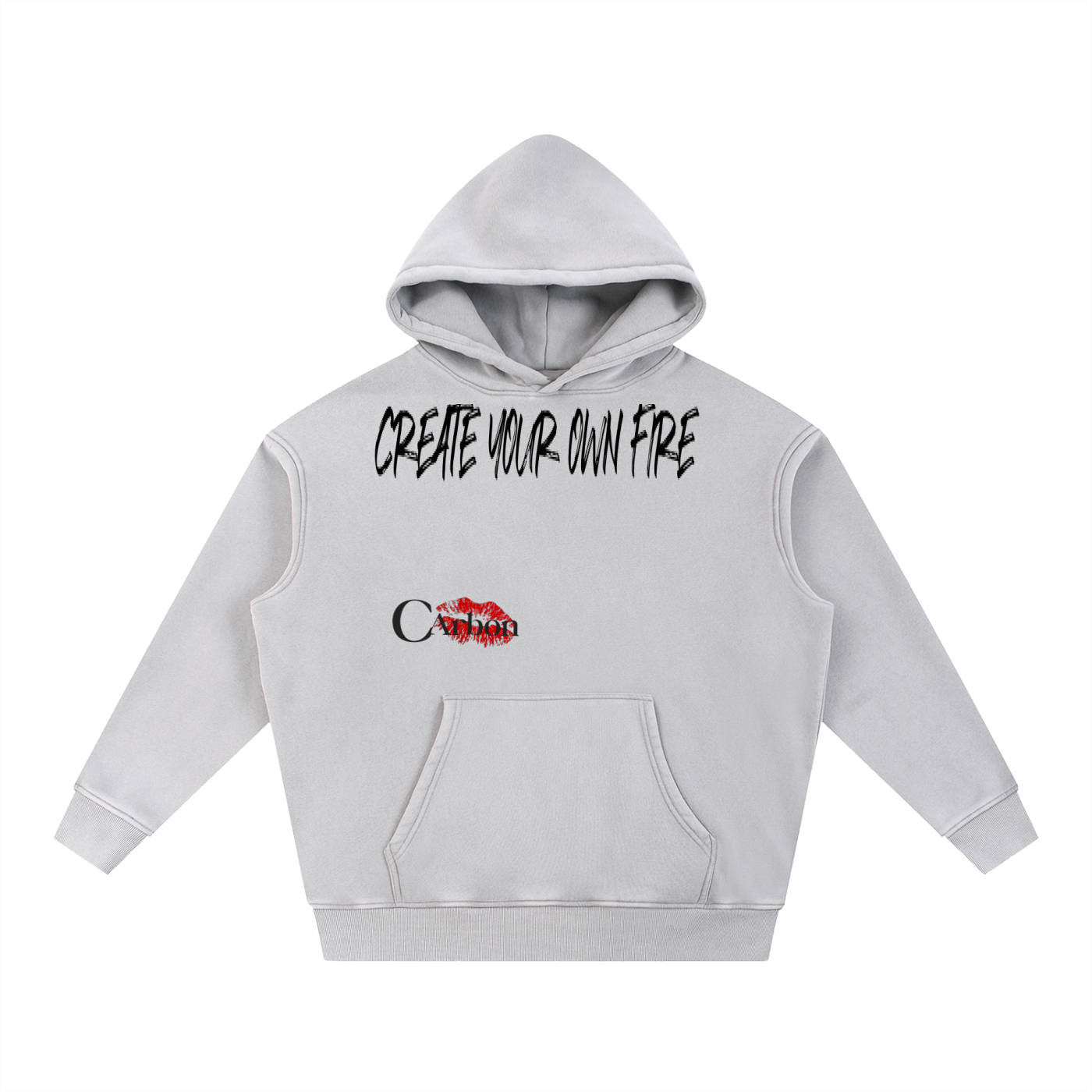 Snow Wash Fleece Oversize Hoodie