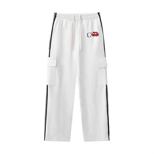 Side Stripe Straight-Leg Pants