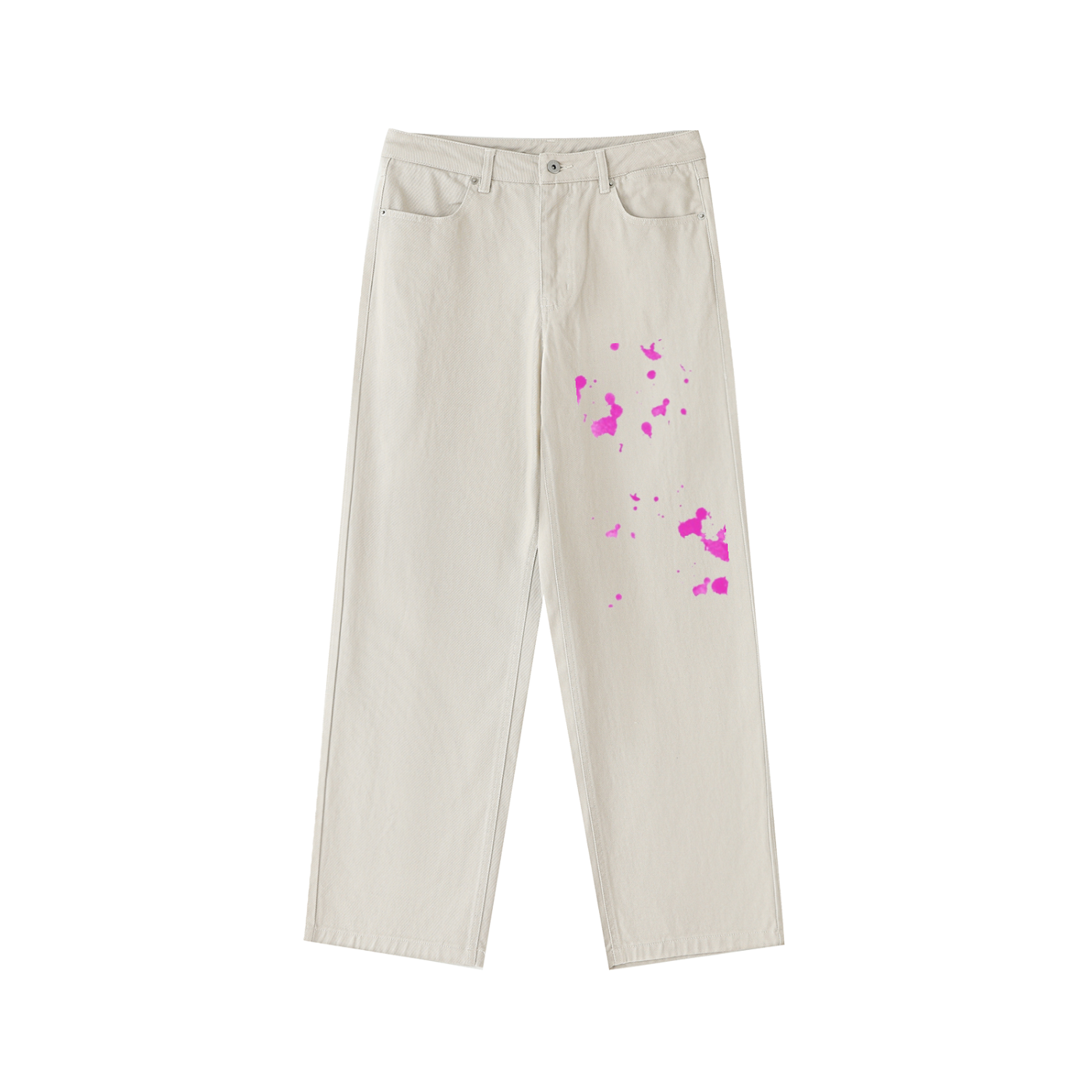 Heavyweight Cotton Straight-Leg Pants