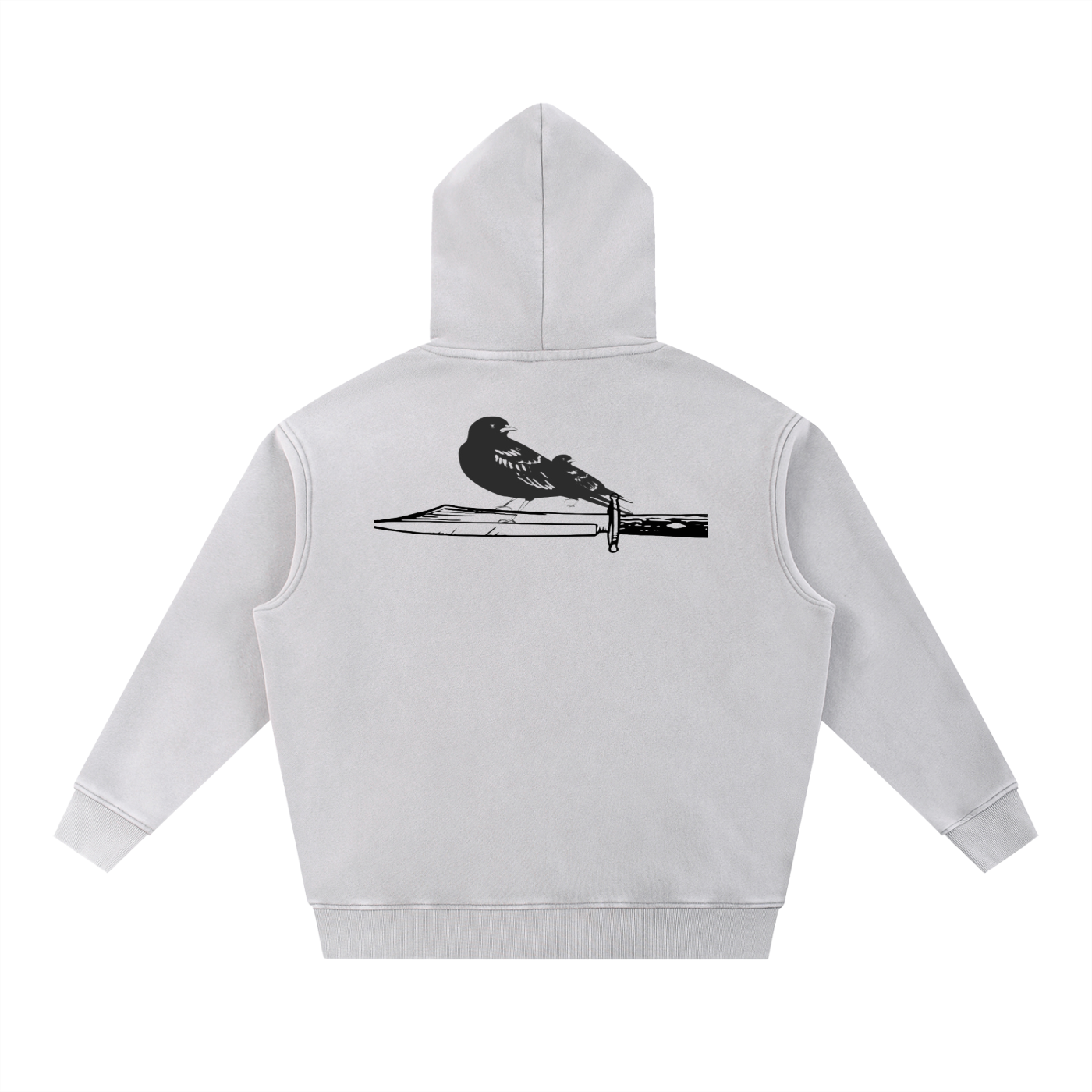 Snow Wash Fleece Oversize Hoodie