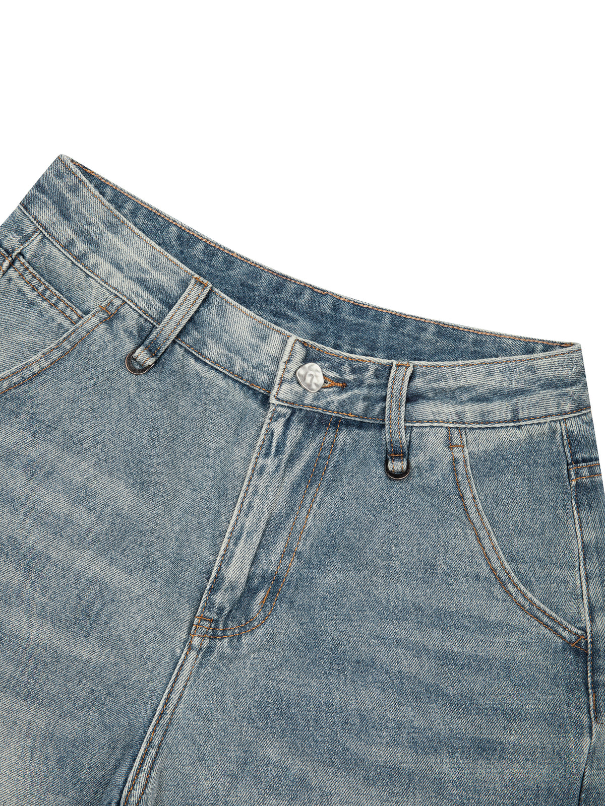 Men's Vintage Wash Denim Shorts