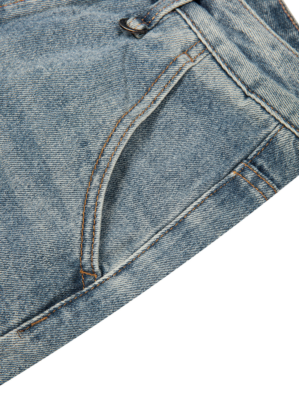 Men's Vintage Wash Denim Shorts
